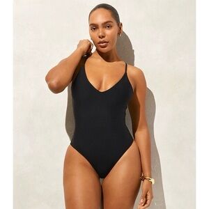 NWT J. Crew Lana One-piece Classic Sculpt Black